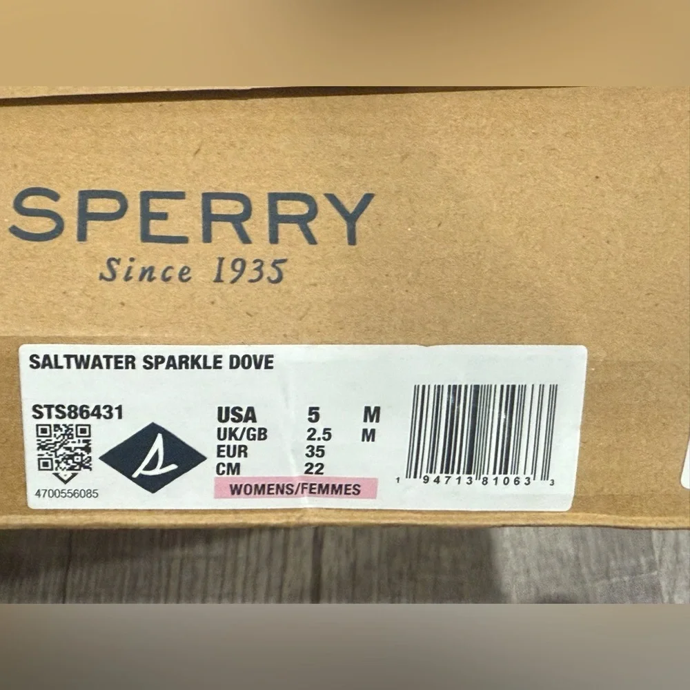 Sperry Women's Saltwater‎ Sparkle Dove Rain Boot